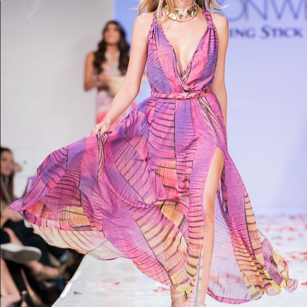 Dolcessa violet fusion maxi dress ISO